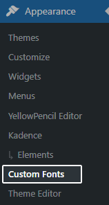 Custom-Fonts-Plugin-Settings