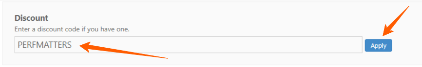 Applying Perfmatters Coupon Code to Get Discount