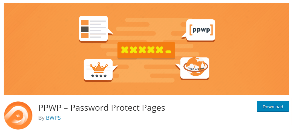 PPWP - Password Protect Pages Plugin