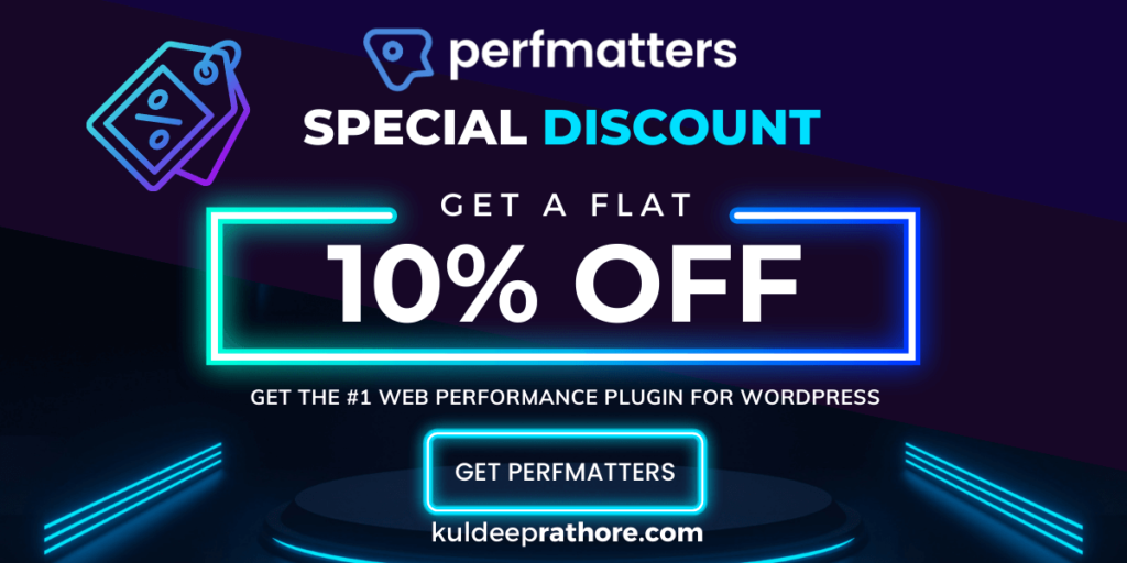 Perfmatters Discount Code - Get FLAT 10% OFF with this Coupon Code