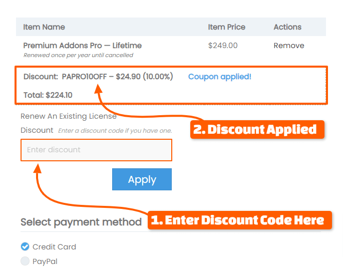 Premium Addons Discount Code to Get 10 OFF