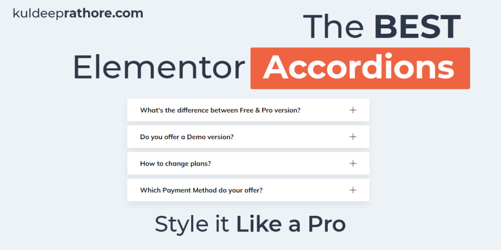 The Best Elementor Accordion Widgets to Use