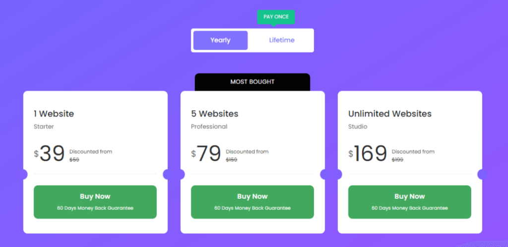 ThePlusAddons Pricing Plans