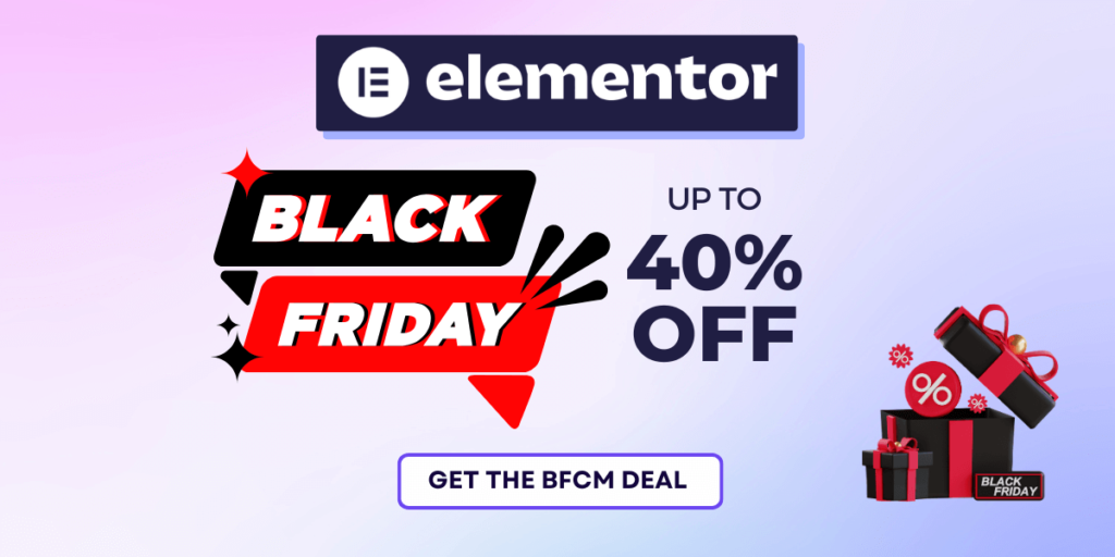 Elementor Black Friday Deal 2024 - Up to 50%