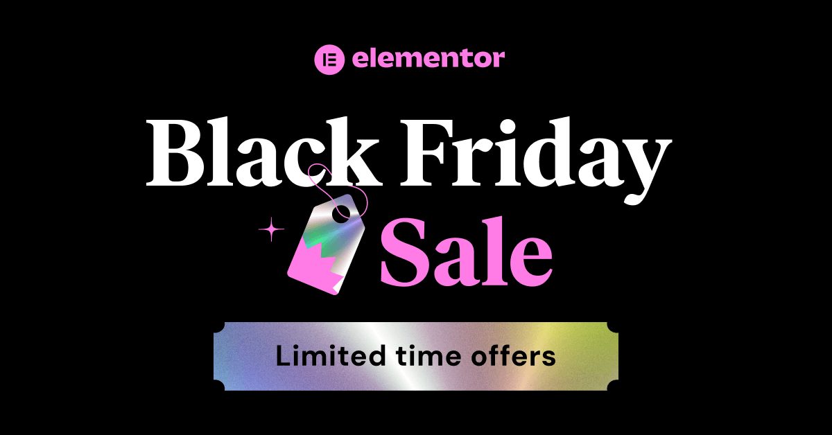 Elementor Black Friday Sale 2025 Details