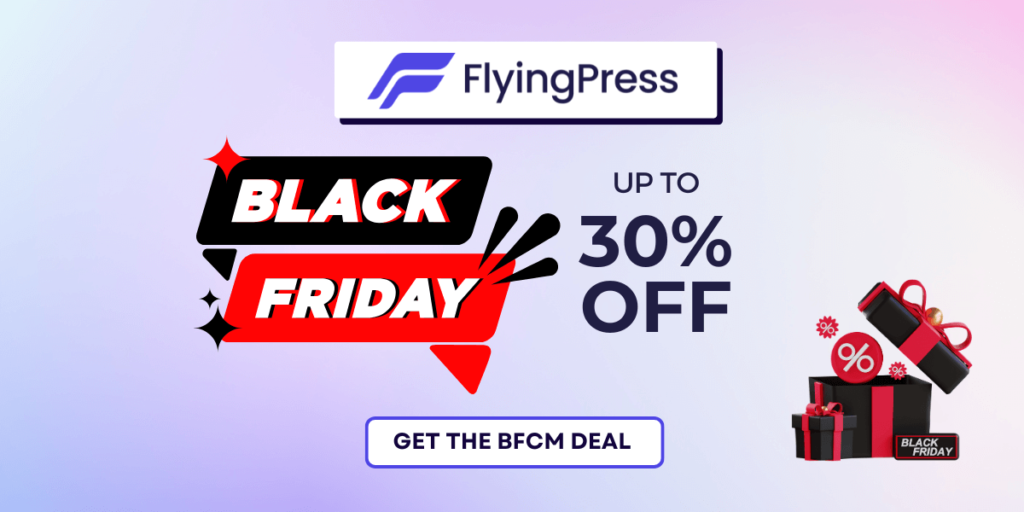 FlyingPress Black Friday Deal - 30% OFF