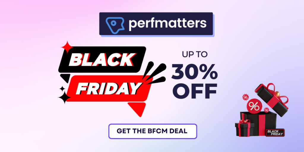 Perfmatters Black Friday 2024 - Flat 30% OFF