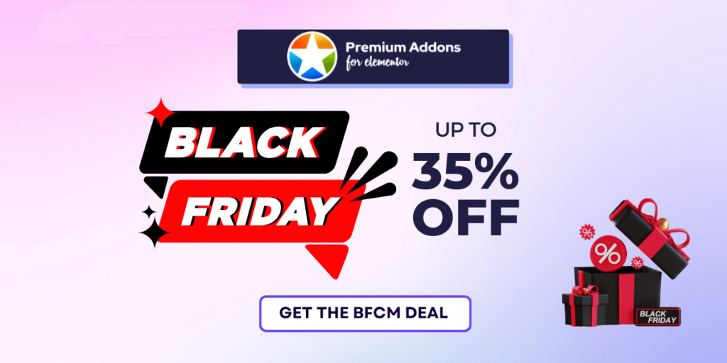 Premium Addons Black Friday Deal - Up to 35%