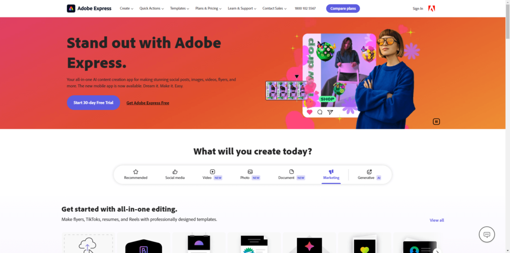 Adobe Express Design Tool