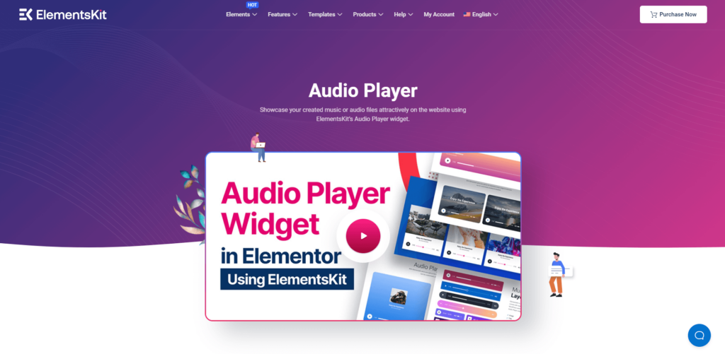 ElementsKit Audio Player Widget for Elementor