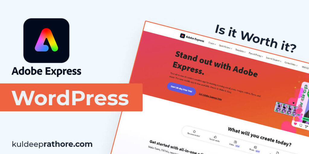 Adobe Express for WordPress