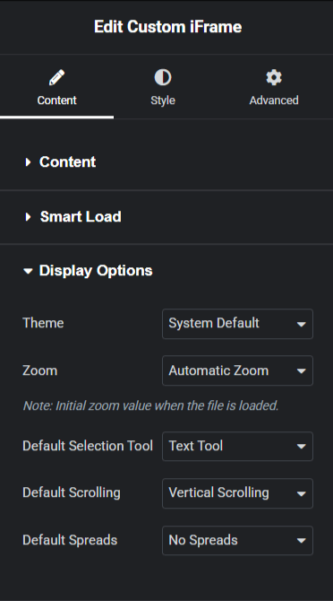 Custom iFrame PDF Display Options for Advanced PDF Embedding