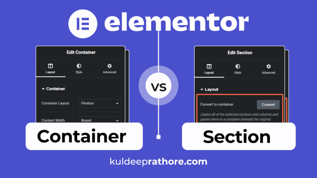 Elementor Container vs Section Explained!