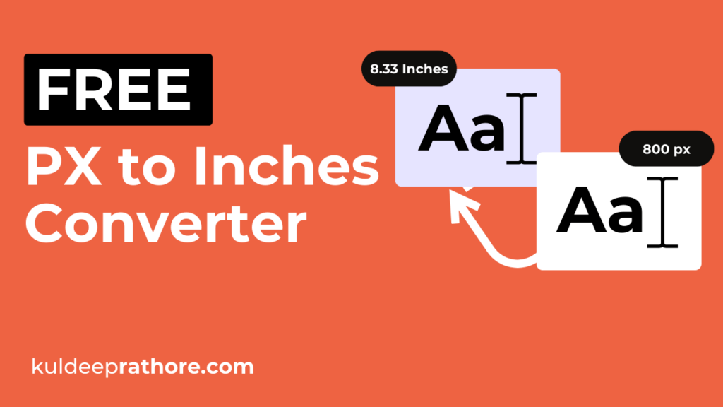 FREE! PX to Inches Converter Online (Pixels to Inches Tool)