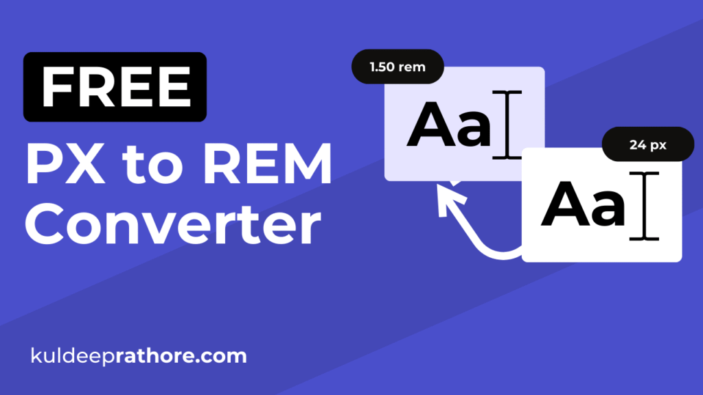 PX to REM Converter Online - FREE!