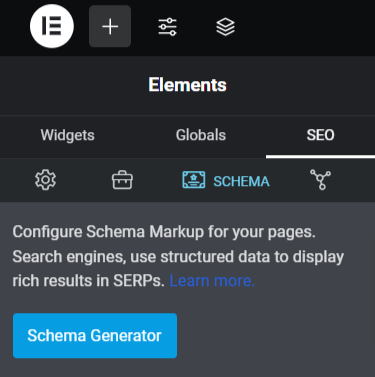 Click on Schema Generator