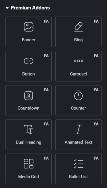 PremiumAddons Elements