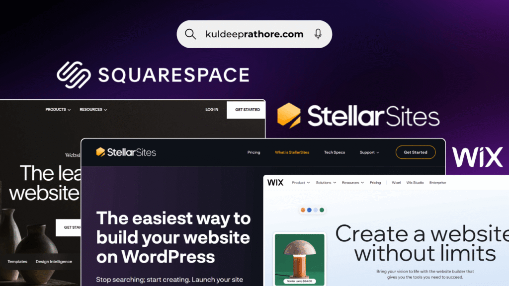 StellarSites vs Wix vs Squarespace - The Ultimate Comparison
