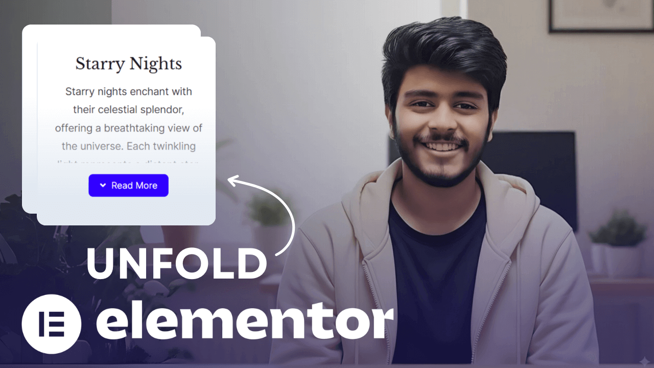 Elementor Unfold Effect - Add Read More in Elementor