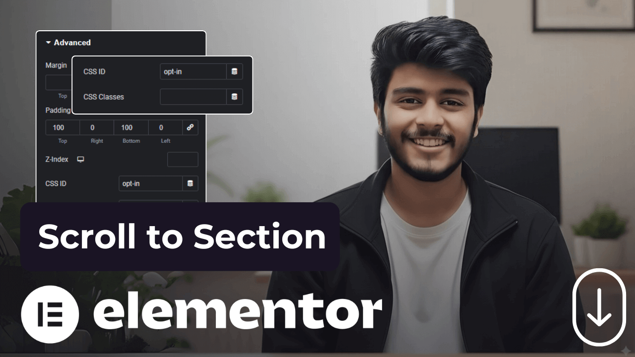 Scroll to Section Elementor