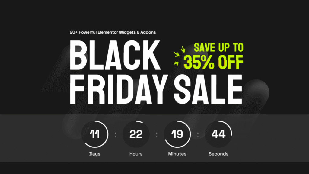 Premium Addons Black Friday 2025: The Biggest SALE is Now Live – Only Chance to Claim 35% OFF!