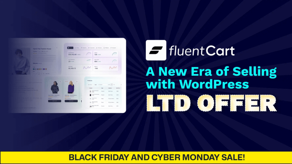 Fluent Cart Black Friday 2025 Sale