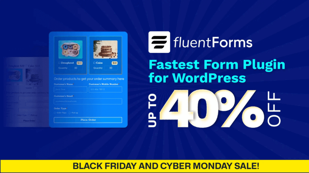 Fluent Forms Black Friday 2025 SALE