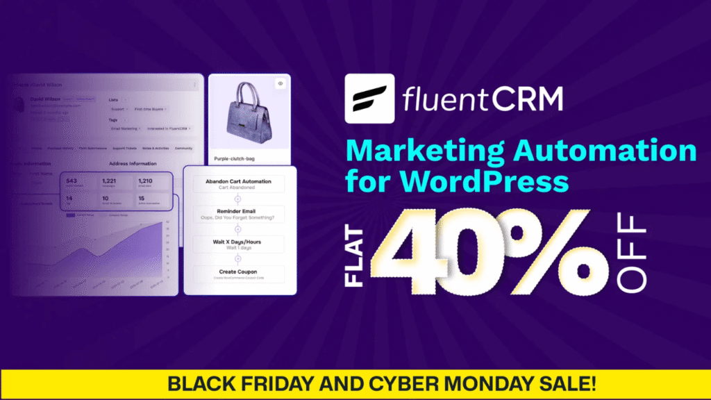 FluentCRM Black Friday 2025 SALE