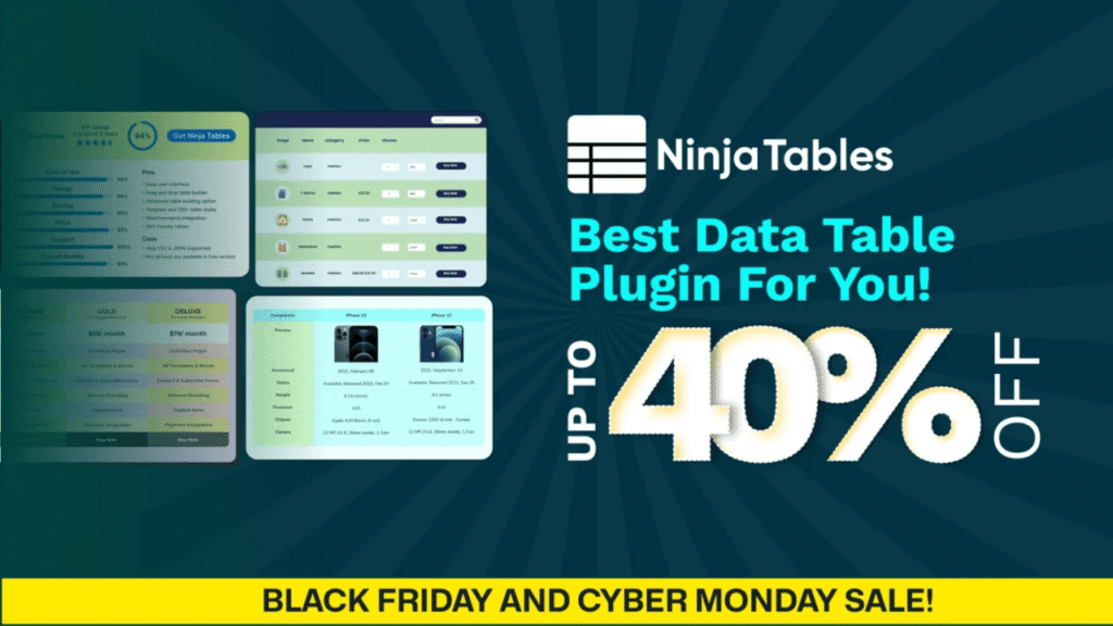Ninja Tables Black Friday 2025 Sale