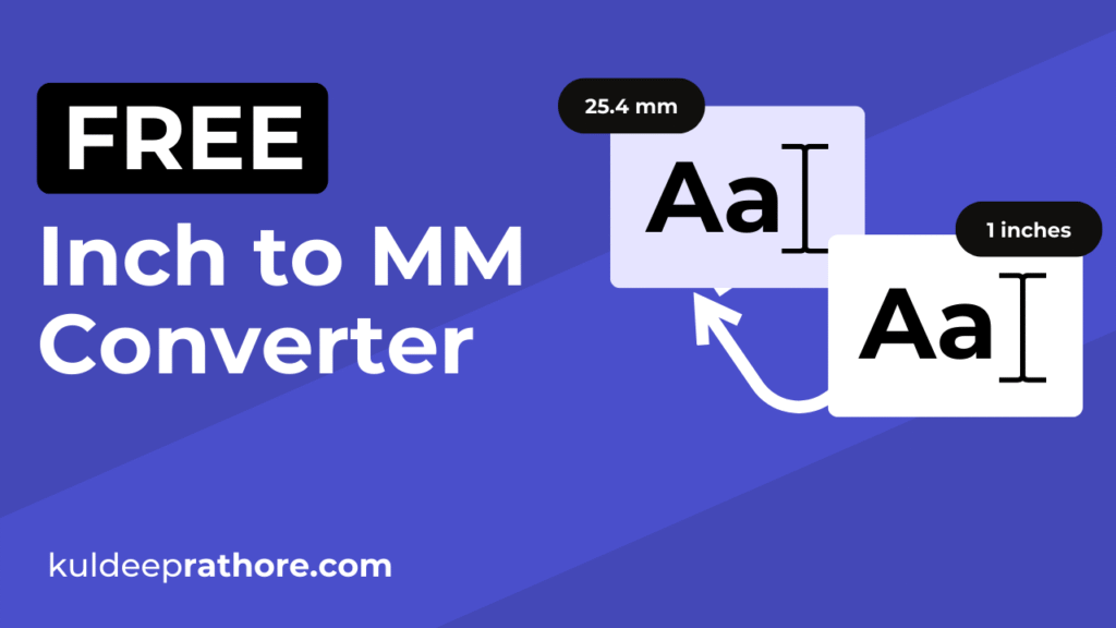 Inches to MM Converter - Convert Inch to MM FREE